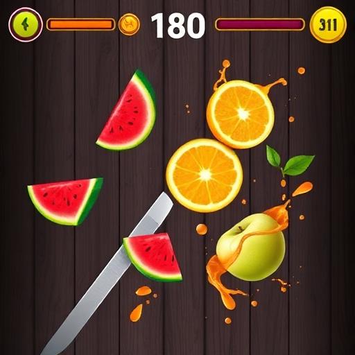 Cat Ninja Slice gameplay screenshot
